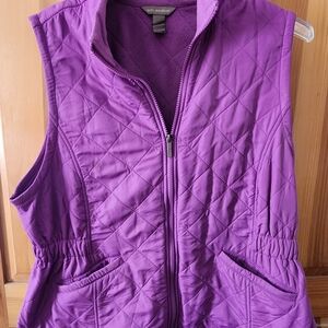 Purple Quilted Women's Vest
